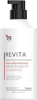 DS Labs Revita Shampoo, 500 mL – Scalp Refreshing Cleanse for Fuller Looking, Volumizing, Lightweight Hydration, Sulfate & Silicone Free, Color Safe, For Men & Women