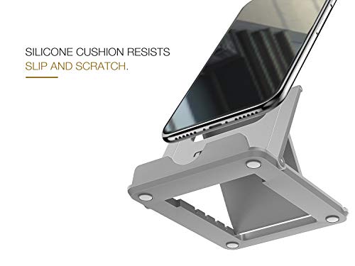 Moko Phone/Tablet Stand, Foldable Tablet Holder Compatible With Iphone 13 Pro Max/13 Pro/13, Iphone 12/12 Pro Max/11/Xs Max, Ipad Pro 11, Ipad Air 4/Mini 6 2021, Ipad 9Th 10.2", Gray #TOP4