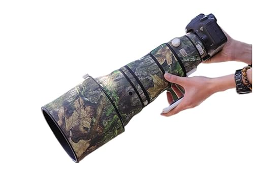 CHASING BIRDS 迷彩防水レンズコート CANON RF 400mm F2.8 L IS USM用 防雨レンズ保護カバー (青葉, 1.4X および 2.0X テレコンバーターを含む)