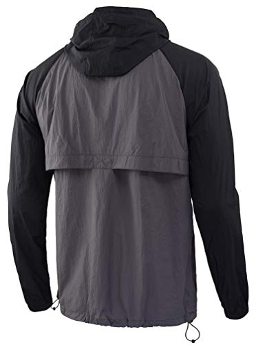 image for HARBETH Mens Lightweight Waterproof Active Hooded Nylon Jacket Running