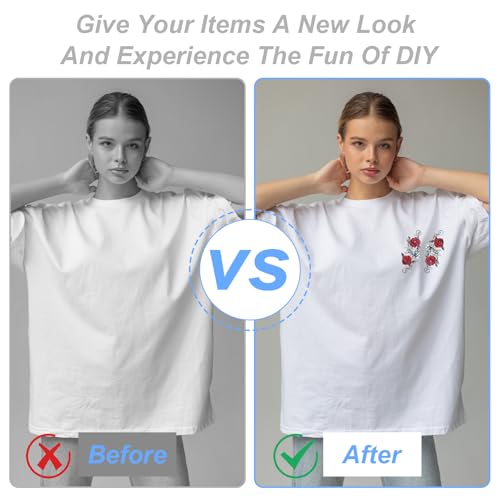 AOZUO Estabilizador de bordado solúvel em água com 6 folhas, papel dissolúvel de 29,7 cm x 21 cm, pa