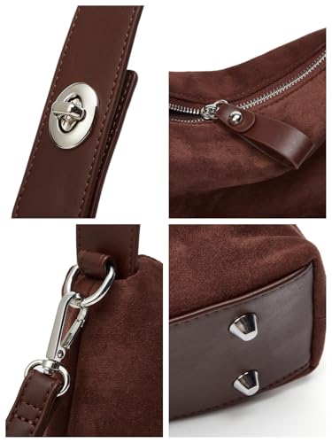 Bolso Tote de Ante Vintage para Mujer miniatura 5