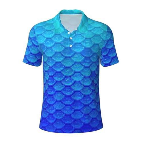 Chemise décontractée homme bleu océan contre la chaleur estivale