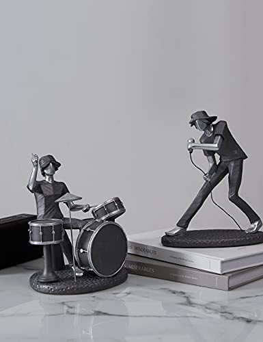 Estatua Decorativa Musical Moderna de Resina 8.1 in miniatura 5