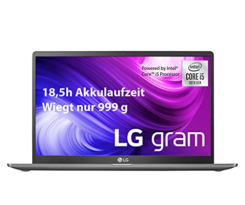 Bild zu LG gram 14 Zoll Ultralight Notebook - Unter 1 kg Leichter Intel Core i5 Laptop (8GB DDR4 RAM, 256 GB SSD, 18,5 h Akkulaufzeit, Full-HD IPS Display, Thunderbolt 3, Windows 10 Home) - Dunkelgrau