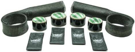 Hose Candy 311050005 Black Carbon Fiber Upper and Lower Radiator Hose Skin Kit with Black Heat Shrink