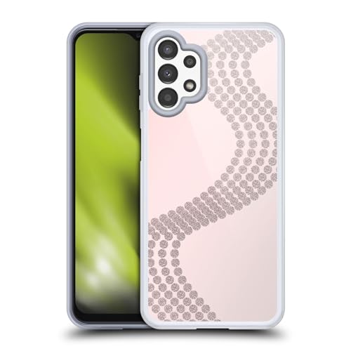 Funda LebensArt Diamantes Oro Rosa para Samsung Galaxy A13 de Gel Suave