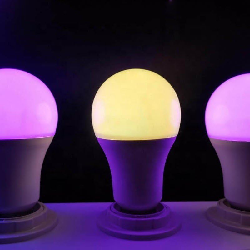 Silamp - Bombilla LED conectada WiFi E27 9W RGBW A60 (paquete de 5)