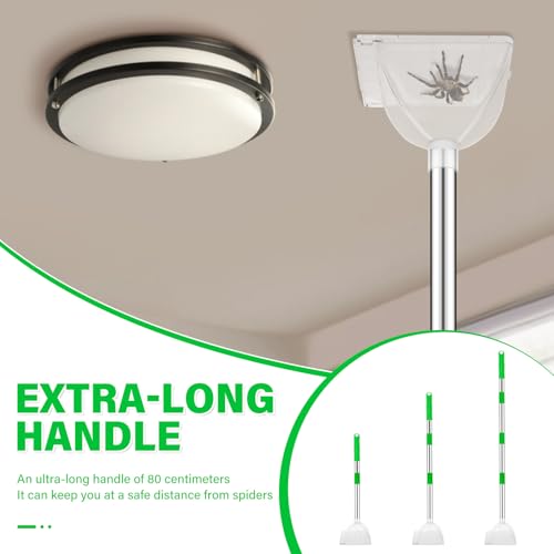 Atrapador de arañas de 82 cm regulable para capturar insectos vivos 7