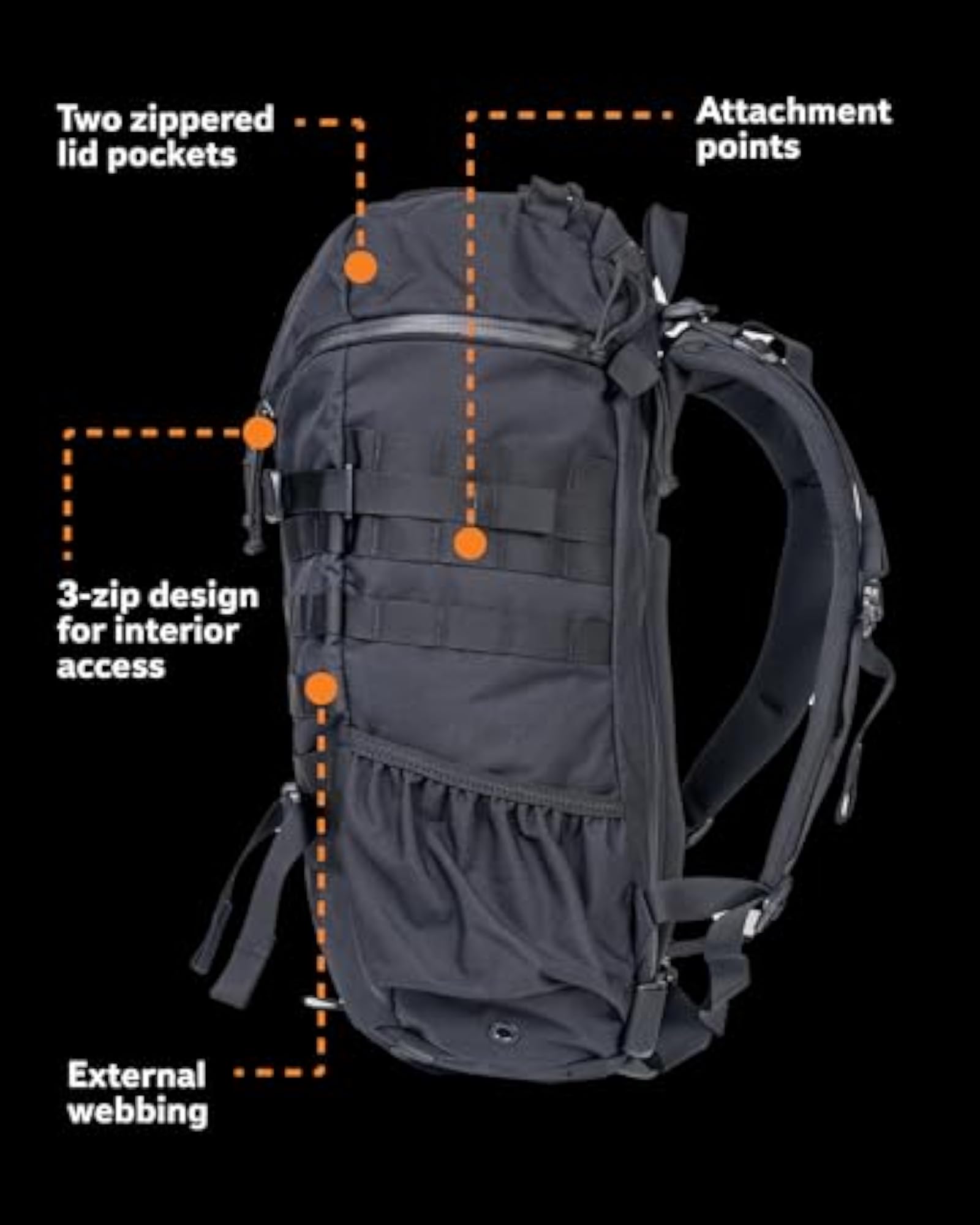 Modern Utility Backpack with Removable Waist Belt