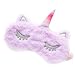 Produktbild Kylewo Schlafmaske Mädchen Damen,Einhorn Schlafmaske Augenklappe Unicorn Augenabdeckung Augenblende für Einhornübernachtungsparty