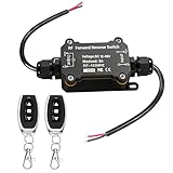 Forward and Reverse Remote Switch,DC 12V to 48V 8A Waterproof Remote Control Switch,Linear Actuator 12V...