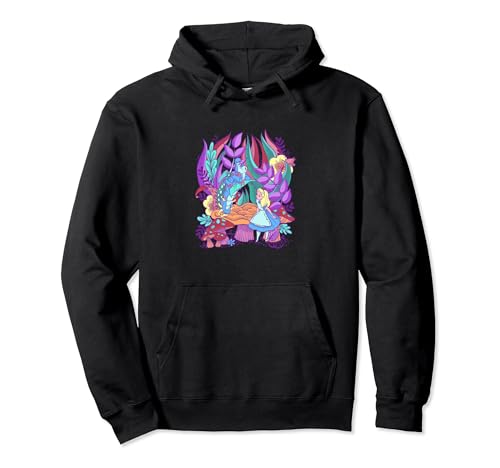 Sweat Alice au Pays des Merveilles Disney avec motif de forêt