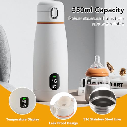Hervidor eléctrico de viaje ciciglow, inoxidable 350ml miniatura 3