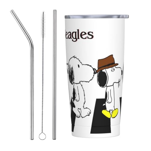 スヌーピー アニメ ストロー&ストローブラシ付き マグカップ コーヒーカップ 600ml コンビニカップ タンブラー ステンレス製 保冷 保温 車用 蓋付き 持ち運び 水筒 大容量 直飲み キャラクター 人気 プレゼント