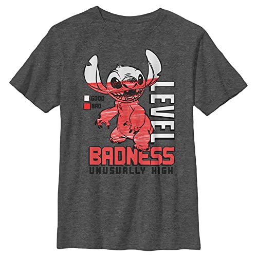 T-shirt Disney Lilo & Stitch idée cadeau anniversaire garçon taille L gris