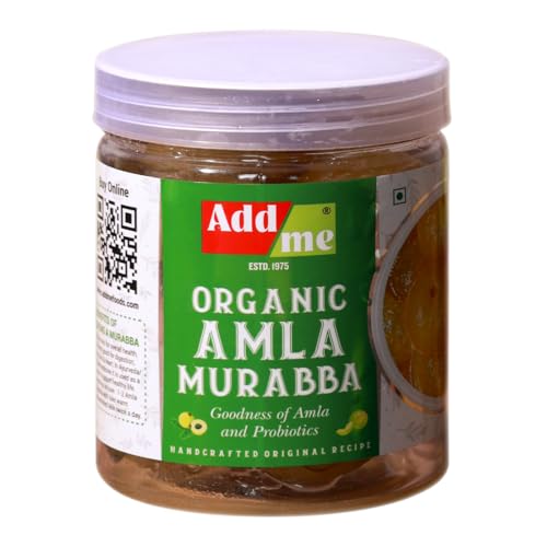 Add me Amla Murabba 400G bina ras Dry awla muraba Super Quality Pet Jar