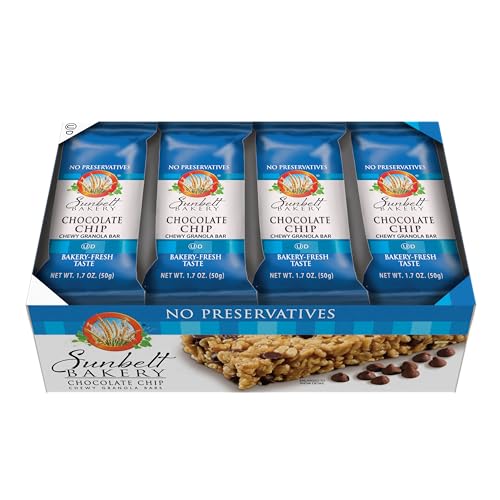 Sunbelt Bakery Chewy Granola Bar - Chocolate Chip, 1.7oz, 12 Pack - Thumbnail 2
