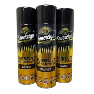 Sovereign Aerosols 3 x Sovereign De...
