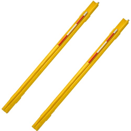 Volleyball Antenna Set with Fiberglass Poles and Sleeves for Indoor and Beach Volleyball net