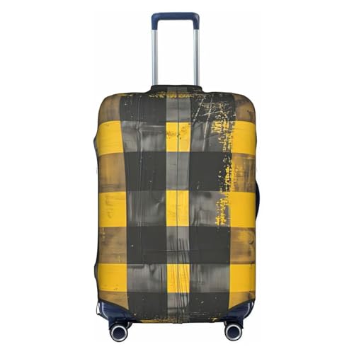 Housse de bagage de voyage M extensible pour valise de taille moyenne imprimé jardin blanc