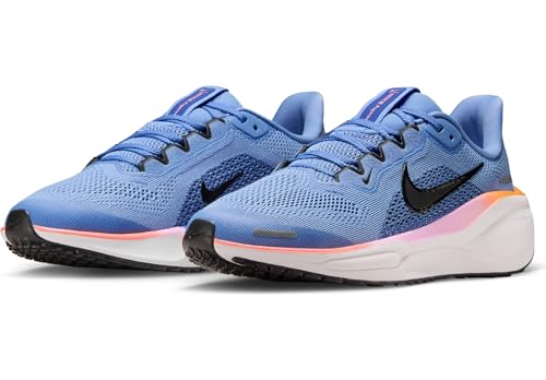 Nike Pegasus 41 Big Kids' Road Running Shoes (FN5041-403, Royal Pulse/Astronomy Blue/Laser Orange/Black) Size 62