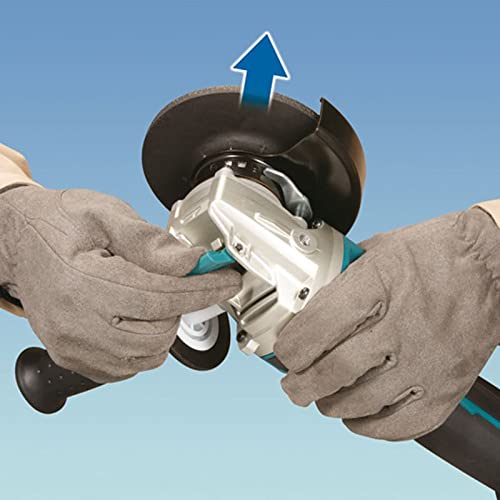 Makita DGA519RMJ Winkelschleifer 18 V LXT Ø 125 mm (2 x 4,0 Ah) aus Makpac – Bild 5