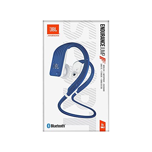 Jbl Endurance Jump- Wireless Heaphones, Bluetooth Sport Earphones With Microphone, Waterproof, Up To 8 Hours Battery, Charging Case And Quick Charge, Works With Android And Apple Ios (Blue) #TOP7