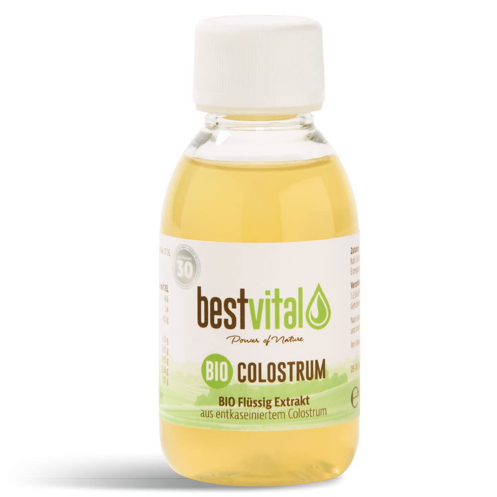BIO Colostrum Liquid (6 x 125 ml Vorteilspack) - 100% reine Erstmilch aus DE & AT - laktosereduziert - flüssige Form - deutsches BIO-Siegel