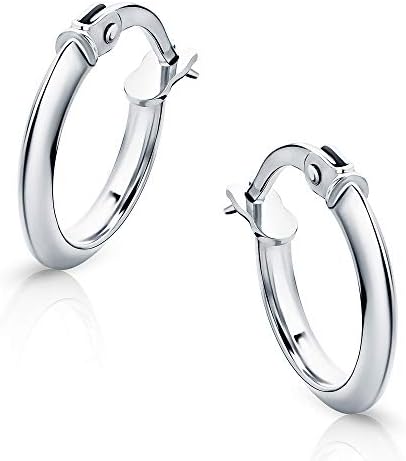 Orovi Women Gold Hoops 18 ct /750 White Gold