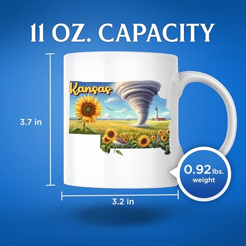 Taza de café cerámica Bliss Monkey Co 11 onzas miniatura 3