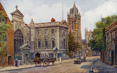 Cuadro de Peterhouse College en óleo de 60x90cm para vestir paredes vacías
