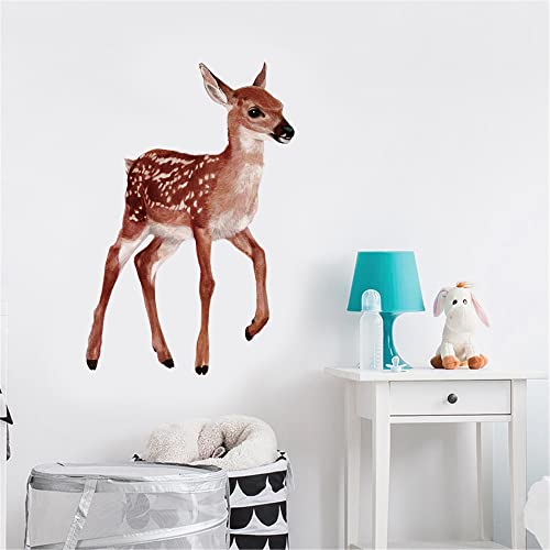 Vinilo decorativo ciervo para pared, vinilo removible e impermeable miniatura 2