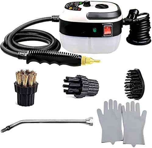 HAIMIM Handheld Pressurized Steam Cleaner,2500W Handheld High Temp Portable Cleaning Machine, Cleaning for Couch, Auto, Floor and More