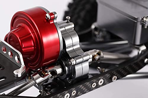 Dkky All Metal Reverse Transmission Gearbox For 1/10 Rc Crawler Axial Scx10 90027 Scx10 Ii 90047 90046 Wraith 90074 Upgrade Parts #TOP2