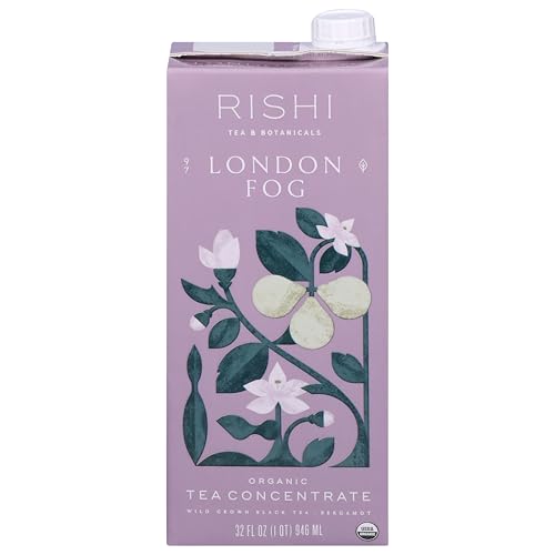 Rishi Tea London Fog Concentrate Beverage - USDA Certified Organic, Black Tea...