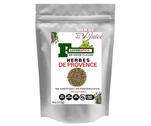 Herbes De Provence French Aromatic Blend | 4oz 1 Pack | All Natural, Non GMO, No Salt, No Fillers, Vegan Friendly, No Sugar, Keto Friendly