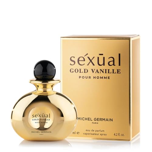Michel Germain Sexual Gold Vanille Pour Homme Eau de Parfum Spray, 4.2 Fl Oz