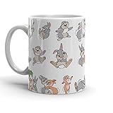 Mug Thumper Collage Bambi 11oz 15oz White Ceramic Classic Mug For Coffee, Tea, Chocolate Or Latte