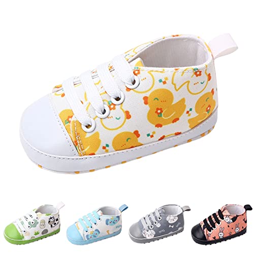 Summer Children Infant Toddler Shoes Boys and Girls Sports Canvas Cute Cartoon Pattern Lace Up Lightweight and Comfortable Toddler Girls Athletic Shoes2