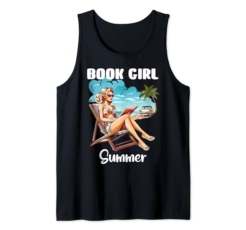 Booked for the Summer Reading Shirts Women Book Girl Summer Canotta