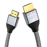 【HDR dinámico】 La tecnología de procesamiento de color de 8K HDMI HDR y 12 bits de Seminer puede proporcionar un rango más dinámico y detalles de imagen, haciendo que las áreas brillantes sean más brillantes y las áreas de sombra más claras, ofreciendo la imagen más profundidad y realismo. Su último modo de juego admite una frecuencia de actualización variable, con una pantalla de juego ultra suave de 4K @ 120HZ.