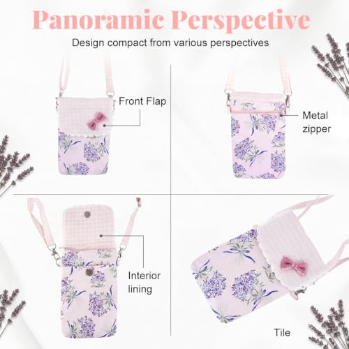 Image of PALAY Sling Bag for Woman Boho Canvas Phone Shoulder Bag Casual Mobile Pouch Crossbody Bag for Travel