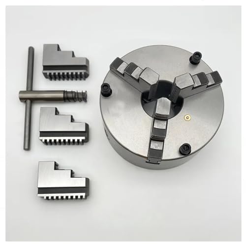 Zilynhom K11-250 3-Jaw Lathe Chuck | 250mm Hardened Steel CNC/Metal Lathe Chuck | Independent Jaw for Thin-Walled Parts & Cutting Tools | Max 1600 RPM