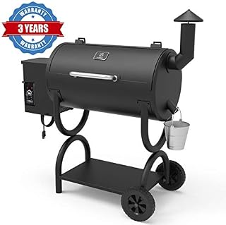 Z GRILLS Wood Pellet Grill Holiday 8-in-1 BBQ Smoker with PID Controller