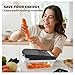 Frekia New -Series All -in-One,7 Blade Vegetable Chopper,Food Chopper,Vegetable 15 in 1 Slicer,Cutter Dicer,Mandoline Slicer for Kitchen,Multifunctional Kitchen Gadgets set with Container, White/Black