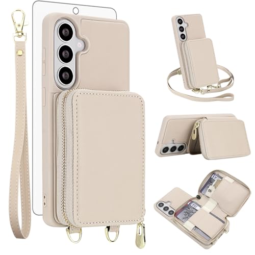 Coque Samsung S26 Plus Asuwish LZWLLB UK beige aux finitions soignées