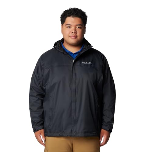 Columbia Men's Watertight II Waterproof Rain Jacket, Black, 2X Tall - image 5