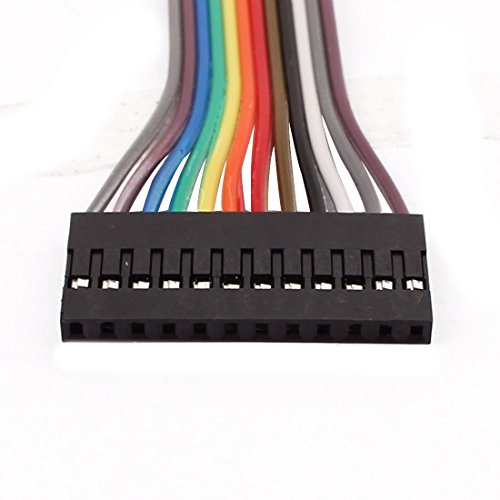Aexit 10 Cables Jumper con Conector 2.54mm 12P Hembra 30cm miniatura 3