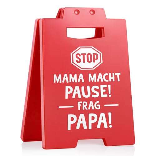 Muttertagsgeschenke für Mama - Lustiger Aufsteller Persönliches Mama Geschenk zum Muttertag, Geburtstagsgeschenk für Frauen von Kind Ehemann, Deko für Schlafzimmer & Büro 10 x 16 cm